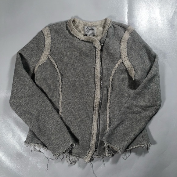 Lucky Lotus by Lucky Brand Zip Up Sweater Cardigan - Picture 2 of 8